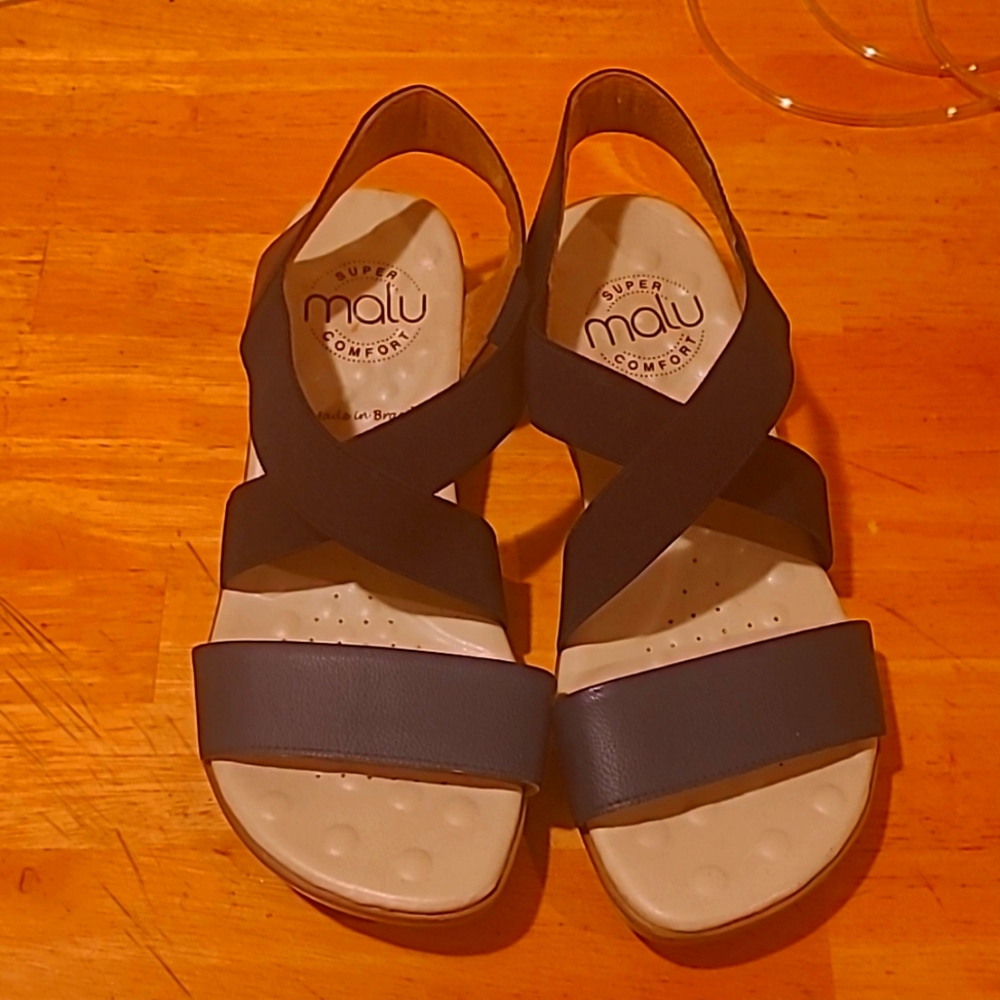 Malu Brazilian sandals navy super comfort